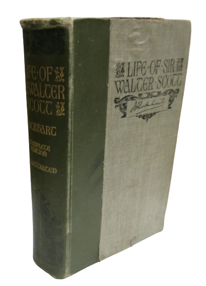 The Life of Sir Walter Scott, Bart 1771-1832 By J.G. Lockhart 1896 book front cover