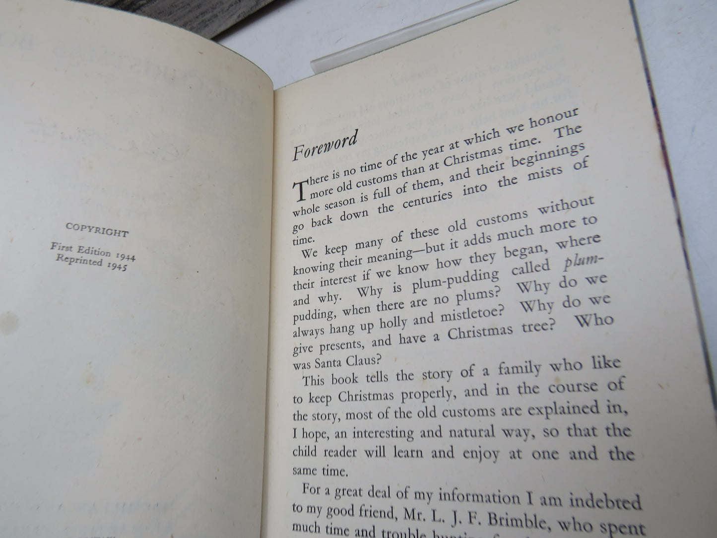 The Christmas Book by Enid Blyton (Classic Festive Storybook, 1945)