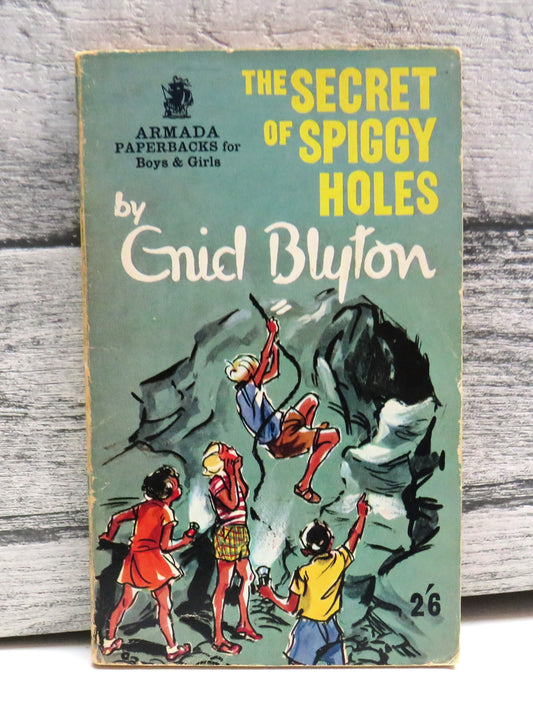 The Secret of Spiggy Holes by Enid Blyton (Vintage Adventure Storybook, 1940)