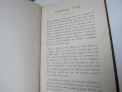 The Story of Glasgow From The Earliest Times To The Present Day By George Eyre-Todd 1911