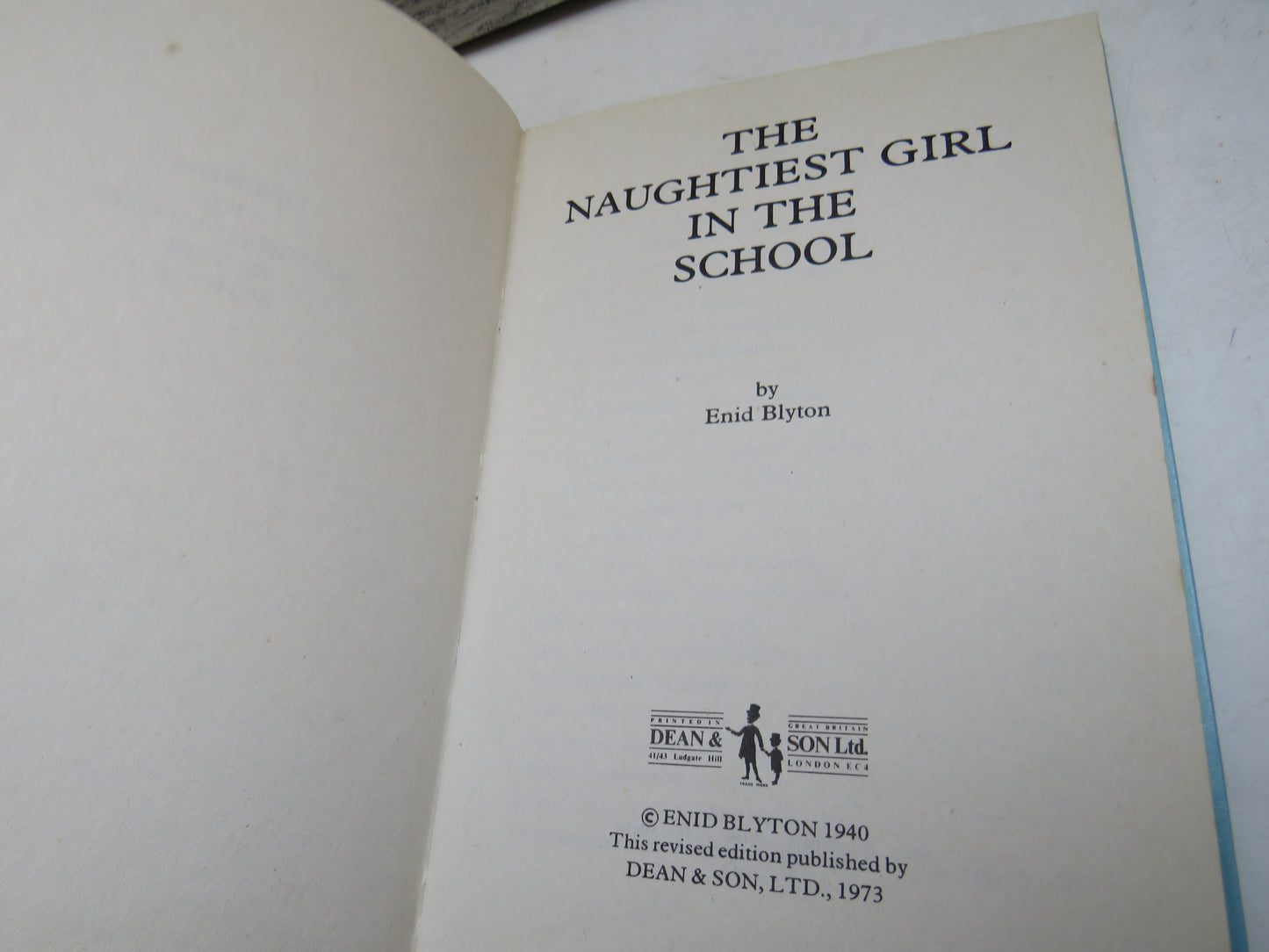 The Naughtiest Girl in the School by Enid Blyton (Classic School Story, 1973)