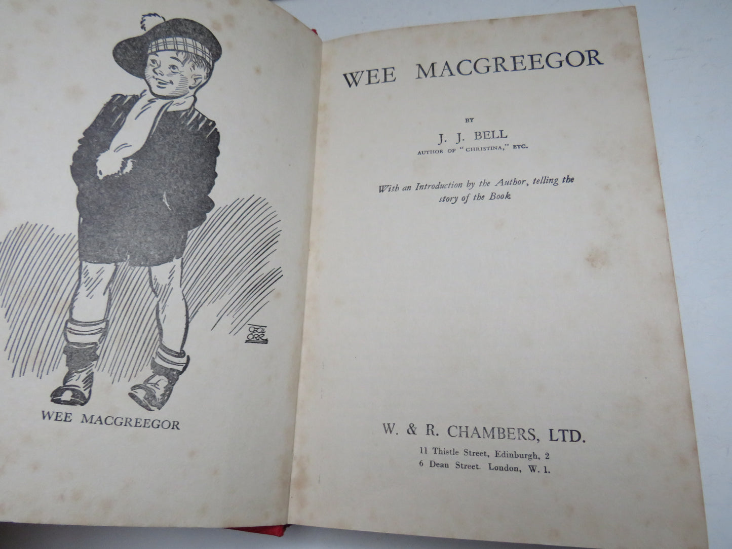 Wee MacGreegor By J.J. Bell 1959