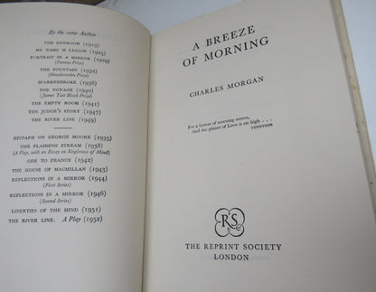 A Breeze of Morning by Charles Morgan, 1953, Antique Book book image 4