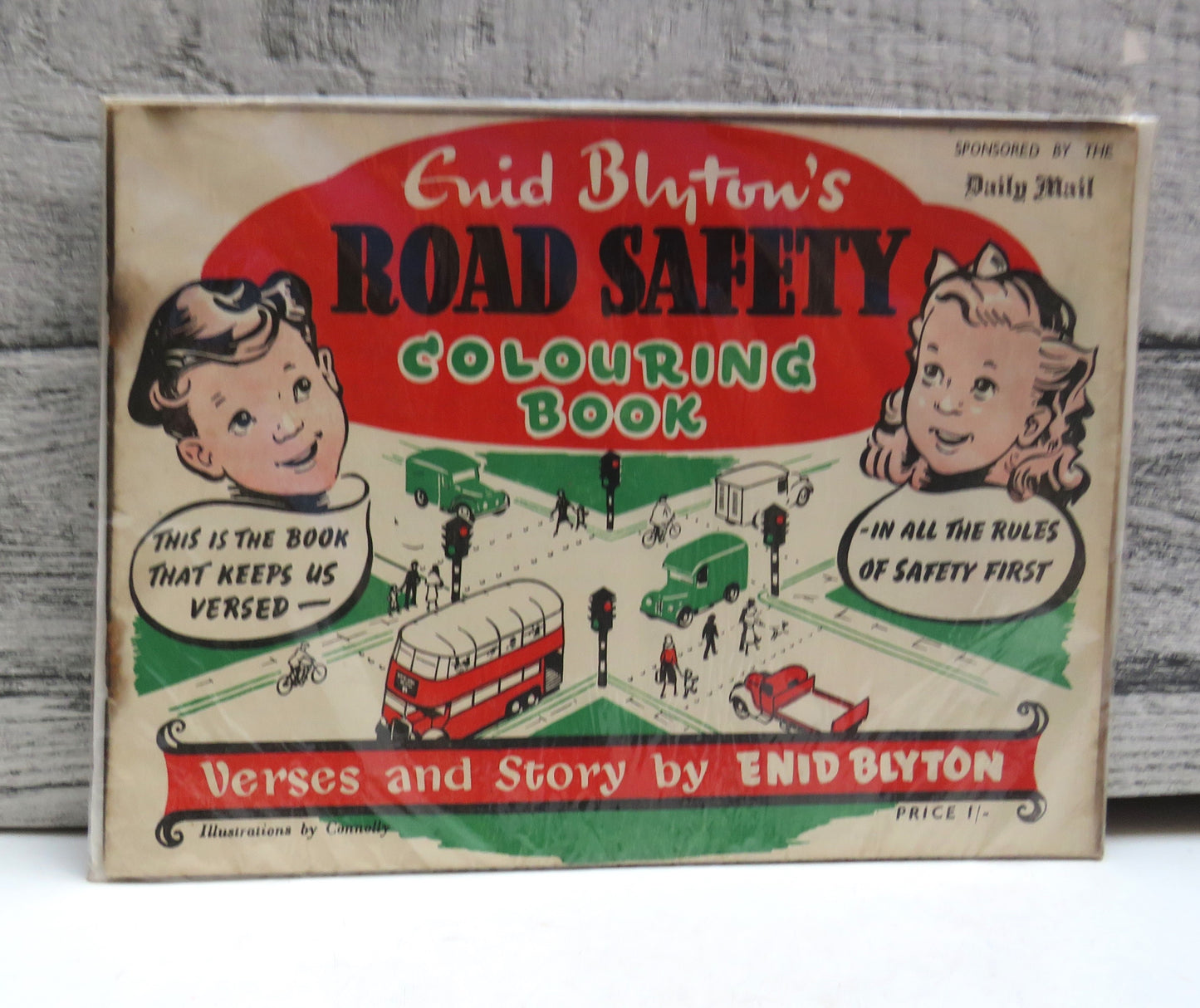 Enid Blyton’s Road Safety Colouring Book (Vintage Activity Book, 1960s)