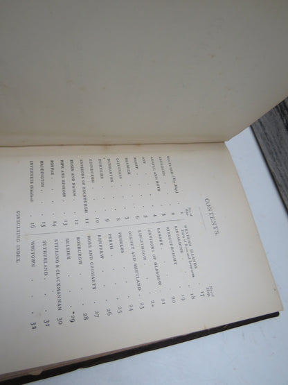 Philips Handy Atlas of the Counties of Scotland Constructed By John Bartholomew