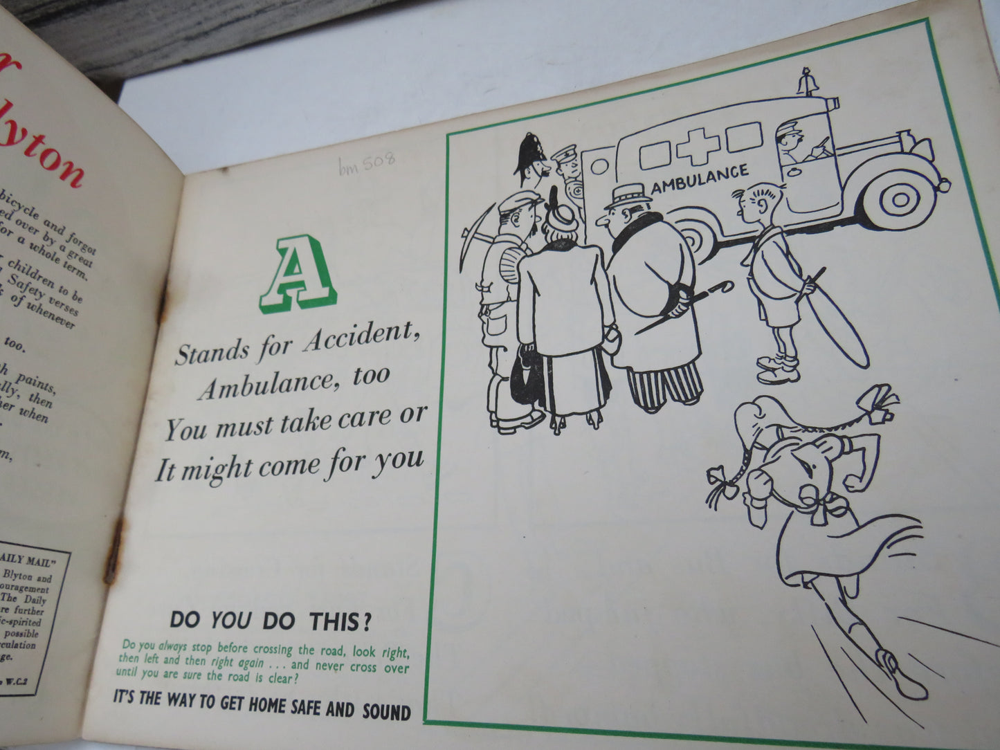 Enid Blyton’s Road Safety Colouring Book (Vintage Activity Book, 1960s)