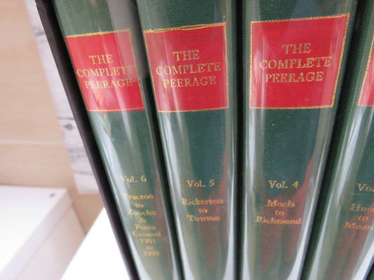 The Complete Peerage of England, Scotland, Ireland , Great Britain and The United Kingdom 1987