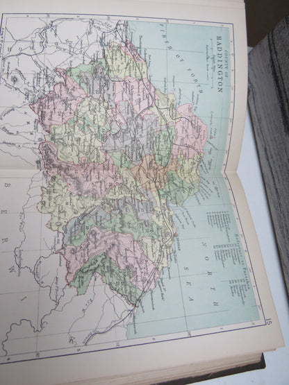 Philips Handy Atlas of the Counties of Scotland Constructed By John Bartholomew