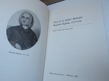 Diary of an Oxford Methodist Benjamin Ingham 1733-1734 Edited by Richard P. Heitzenrater 1985 book image 5
