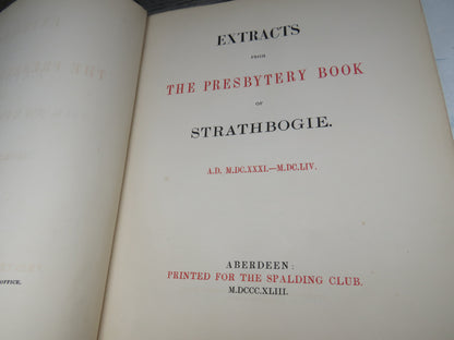 Extracts From The Preesbytery Book of Strathbogie A.D. M.DC.XXXI.-M.DC.LIV - 1843 book image 7
