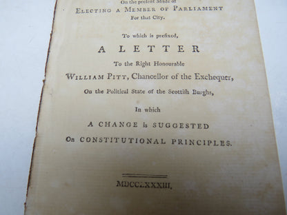 The Letters of Zeno To The Citizens of Edinburgh 1783 book image 2
