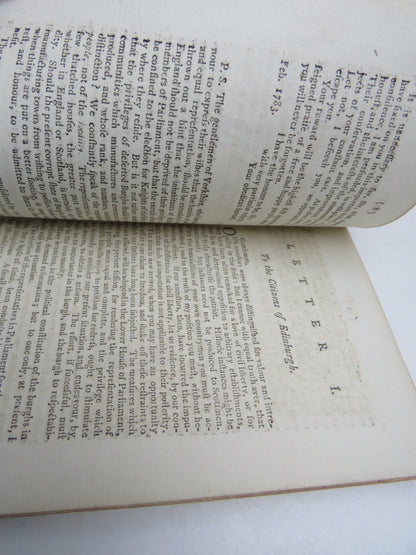 The Letters of Zeno To The Citizens of Edinburgh 1783 book image 5