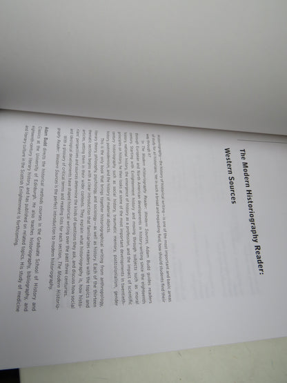 The Modern Historiography Reader Western Sources Edited By Adam Budd 2009 book image 3