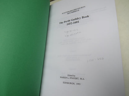 The Perth Guildry Book 1452-1601 Edited By Marion L. Stavert 1993 book image 4