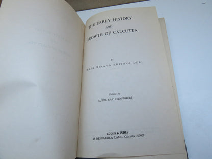 The Early History and Growth of Calcutta By Raja Binaya Krishna Deb 1977 book image 4