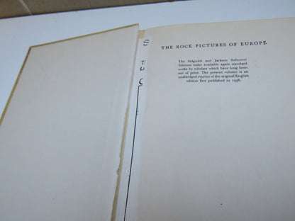 The Rock Pictures of Europe By Herbert Kuhn Translated From German by Alan Houghton Brodrick 1966 book image 5