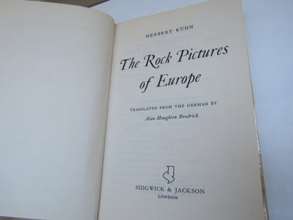 The Rock Pictures of Europe By Herbert Kuhn Translated From German by Alan Houghton Brodrick 1966 book image 6