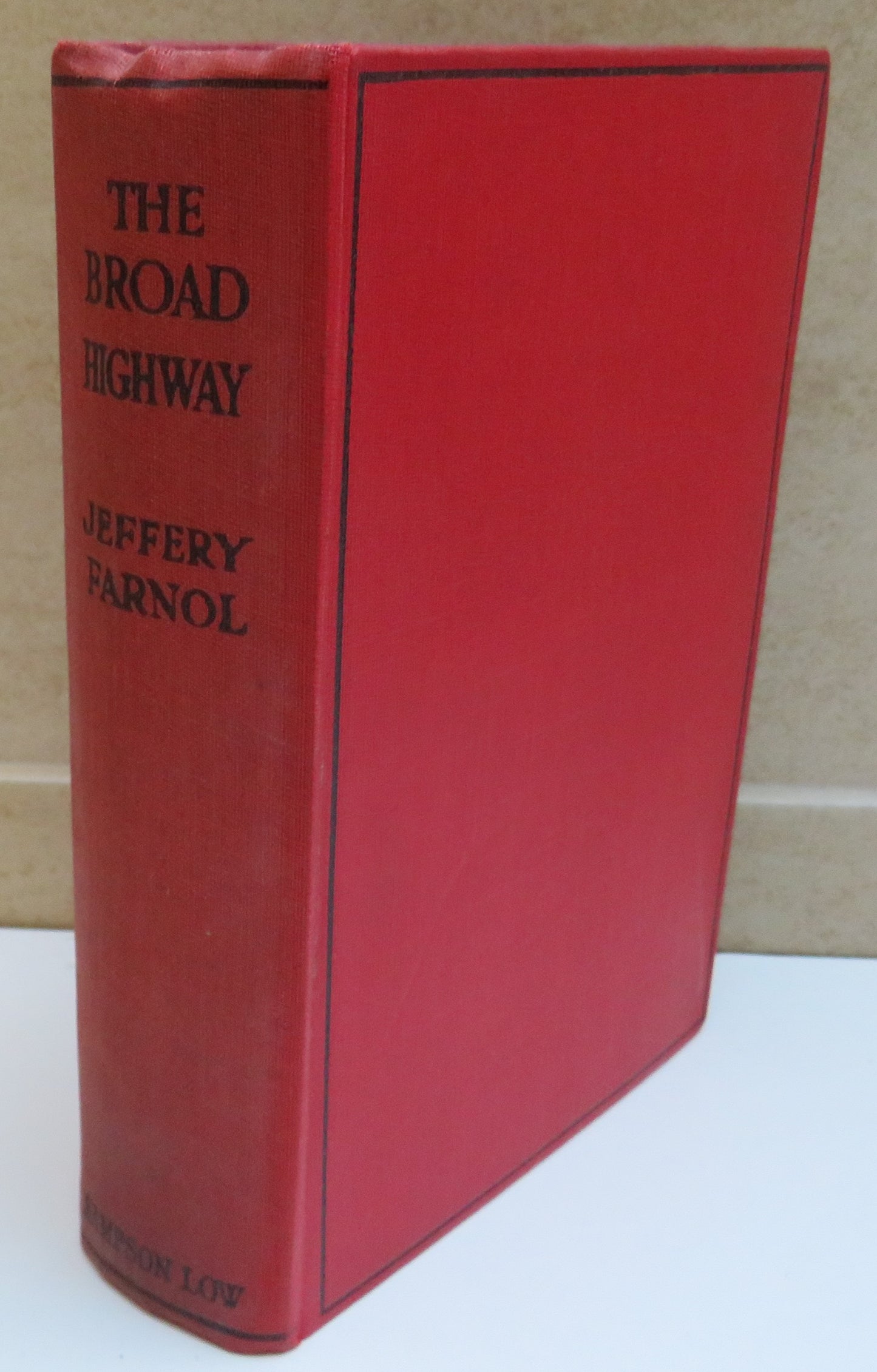 The Broad Highway By Jeffery Farnol