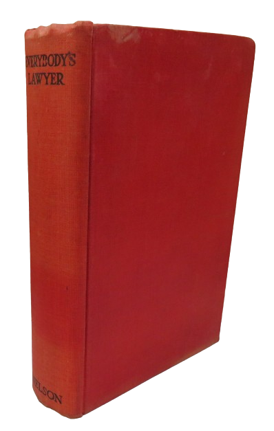 Everybody's Lawyer By Graham Olver 1930 book front cover