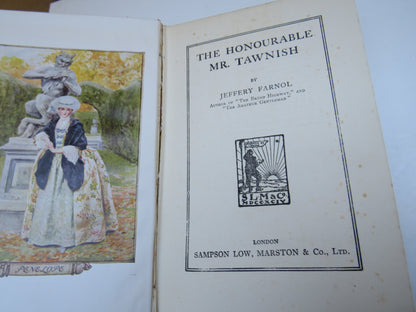 The Honourable Mr. Tawnish by Jeffery Farnol 1913 book image 4