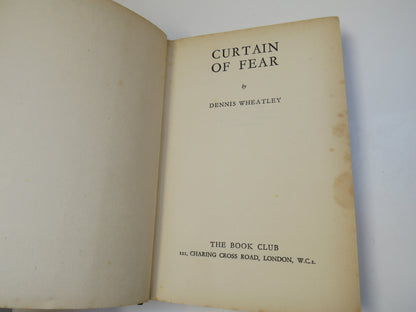 Curtain Of Fear By Dennis Wheatley book image 5