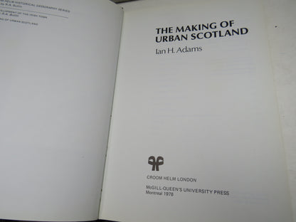 The Making of Urban Scotland By Ian H. Adams 1978 book image 3