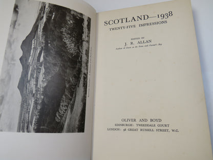 Scotland - 1938 Twenty-Five Impressions Edited By J.R. Allan 1938 book image 3