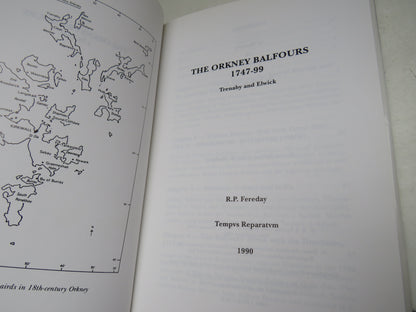 The Orkney Balfours 1747-99 By Trenaby and Elwick 1990 book image 4