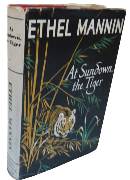 At Sundown, The Tiger By Ethel Mannin 1952 book front cover