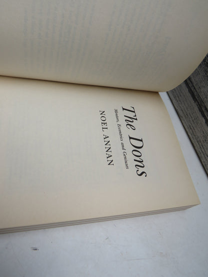 The Dons Mentors, Eccentrics and Geniuses By Noel Annan 2000 book image 4