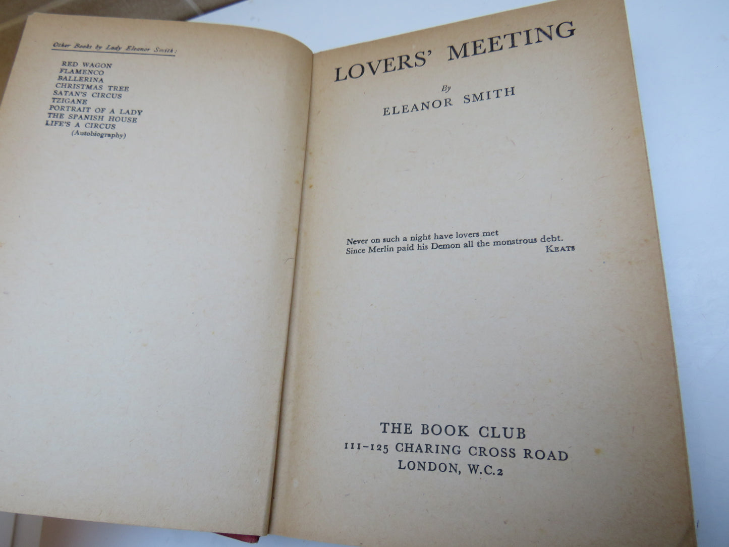 Lovers' Meeting By Eleanor Smith 1941