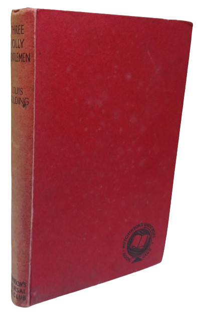 Three Jolly Gentlemen By Louis Golding 1948 book front cover