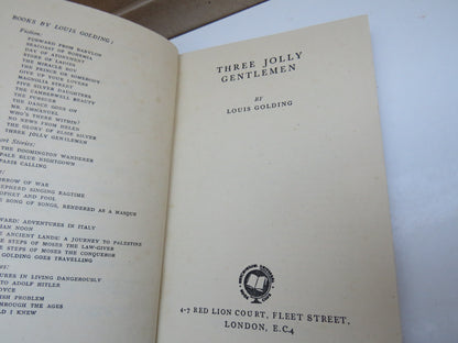Three Jolly Gentlemen By Louis Golding 1948 book image 3