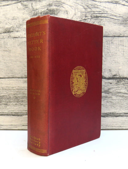 The Letter-Book of Bailie John Steuart of Inverness 1715-1752 Edited By William Mackay 1915 book front cover