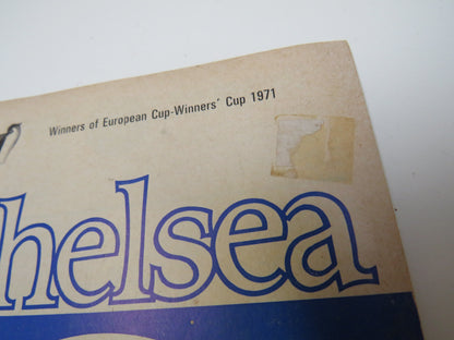 Chelsea V Everton Official Programme Football League Division One 1971/72 book image 3
