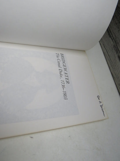 Bridgewater The Canal Duke, 1736-1803 By Hugh Malet 1990 book image 3