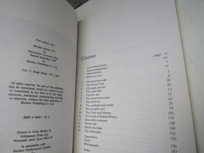 Bridgewater The Canal Duke, 1736-1803 By Hugh Malet 1990 book image 5