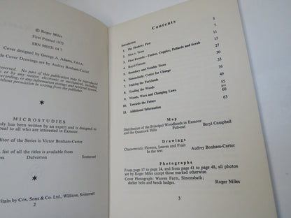 The Trees and Woods of Exmoor By Roger Miles 1972 book image 4