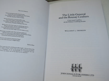 The Little General and The Rousay Crofters Crisis and Conflict on an Orkney Crofting Estate By Willi book image 5