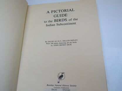 A Pictorial Guide To The Birds of the Indian Subcontinent By Salim Ali 1983 book image 3