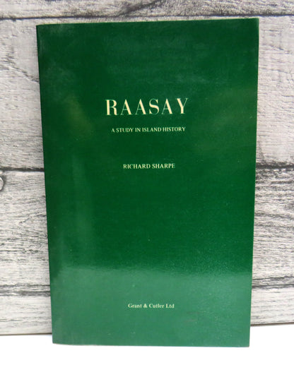 Rassay A Study In Island History By Richard Sharpe 1977 book front cover