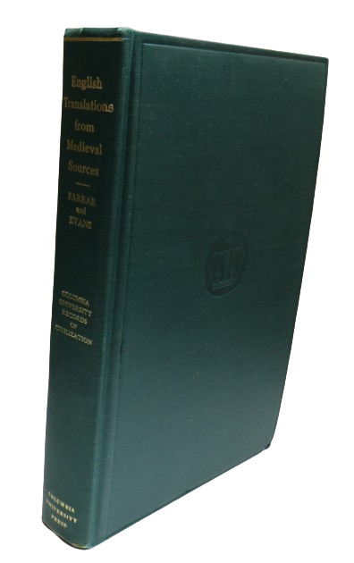 Bibliography of English Translations From Medieval Sources By Clarissa P. Farrar and Austin P. Evans book front cover