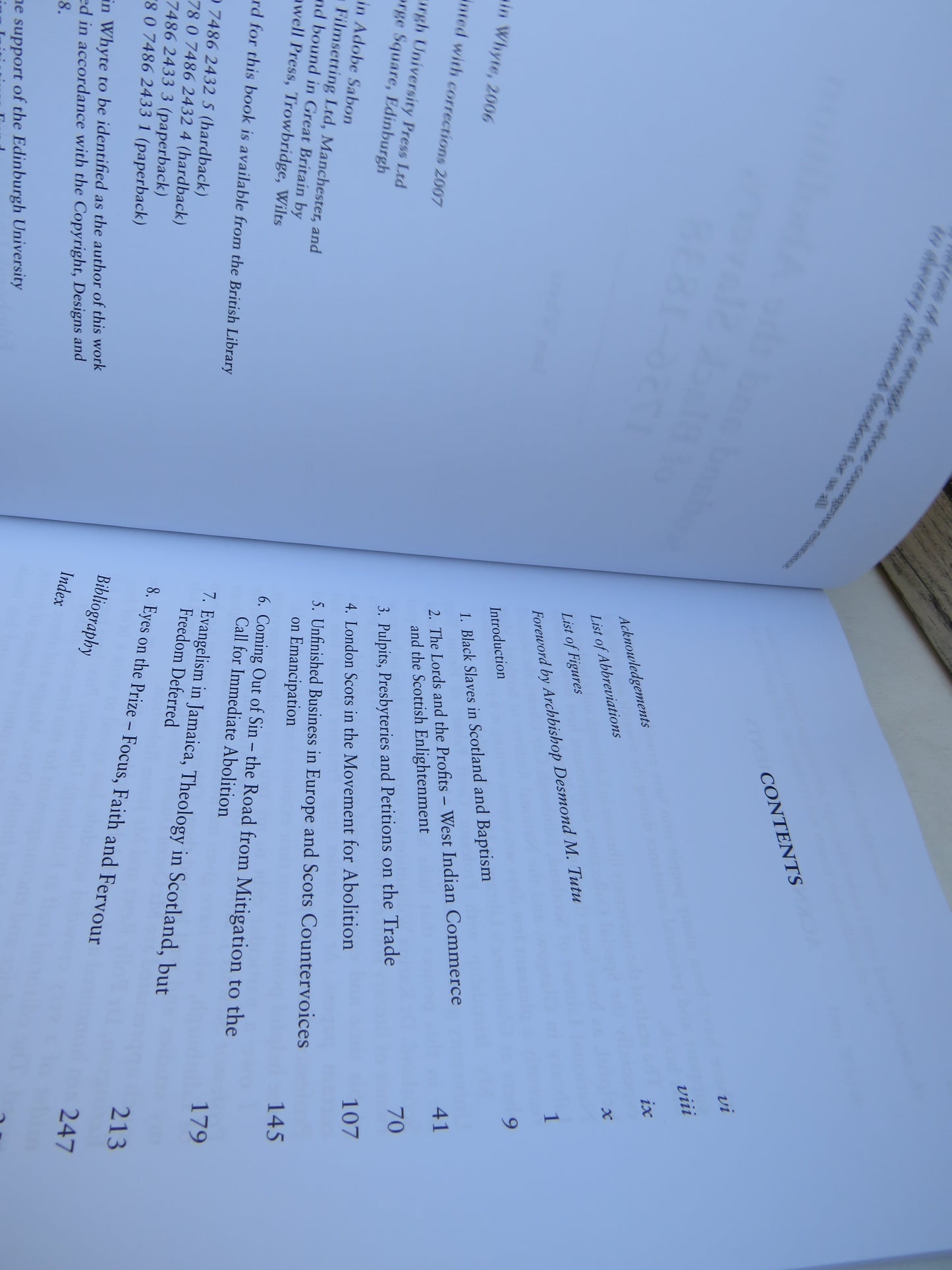 Scotland and The Abolition of Black Slavery, 1756-1838 By Iain Whyte 2007