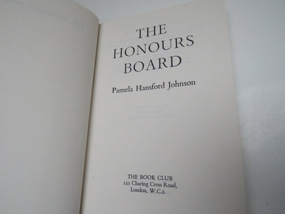 The Honours Board By Pamela Hansford Johnson 1971 book image 3