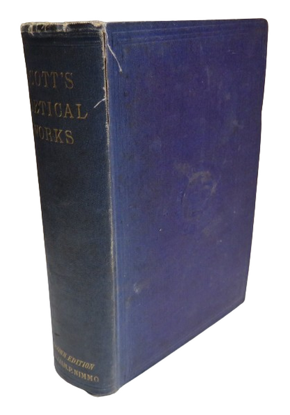The Poetical Works of Sir Walter Scott book front cover
