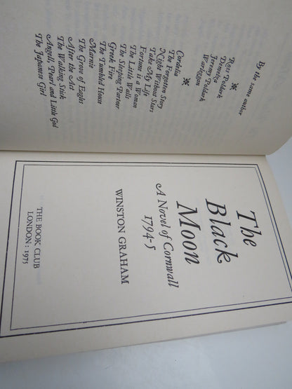 The Black Moon A Novel Of Cornwall 1794-5 By Winston Graham 1975 book image 3