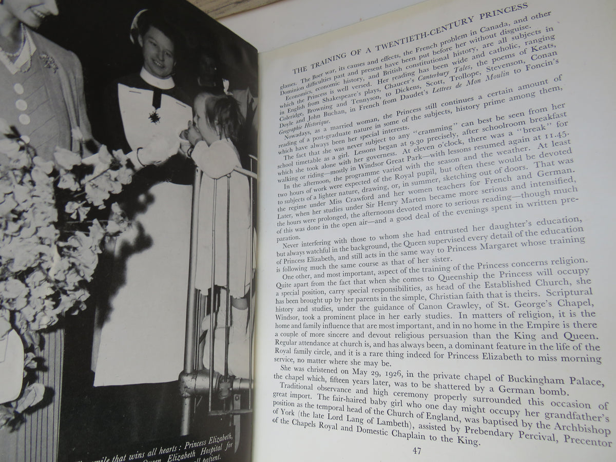 Queen of To-Morrow An Authentic Study of H.R.H. The Princess Elizabeth By Louis Wulff M.V.O 1948