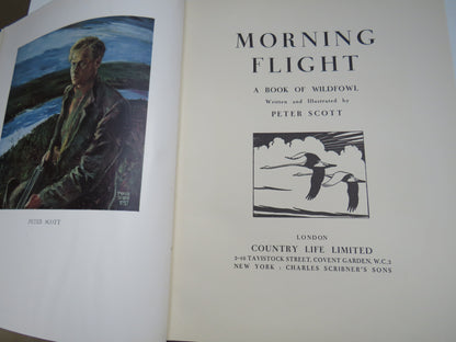 Morning Flight A Book of Wildfowl Written and Illustrated By Peter Scott 1950