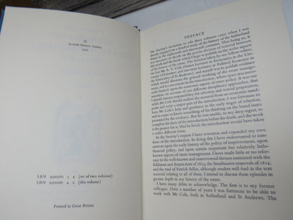 Papers On Sutherland Estate Management 1802-1816 Edited By R.J. Adam Volume I 1972 book image 5