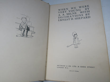 When We Were Very Young By A.A. Milne 1925
